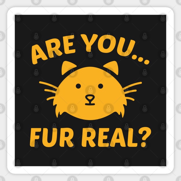 Are You Fur Real? Sticker by AmazingVision